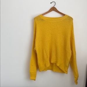 Yellow Knit Sweater
